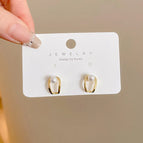 1# Small Delicate Pearl Stud Earrings-