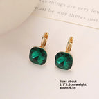 321-Square Crystal【Green】