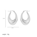Silver / Oval
