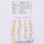 10x8mm / Oval / 12 Pairs/Package