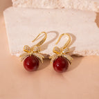 10# Bow Pearl Ear Hook