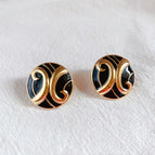 E Style Silver Needle Earrings