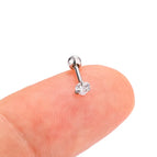 One Size / Silver / 4mm