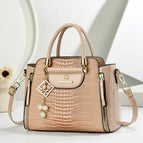 Khaki / Dimensions: Length 24cm, Width 10cm, Height 20cm, Handle 9cm
