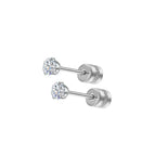 Silver / 3mm Pair