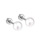 Silver / 8mm Pair