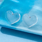 One Size / Transparent Love / Irregular Transparent Earrings