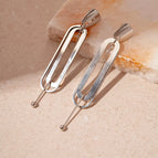 11 # Silver Needle-Silver-Hollow Tassel