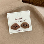 ZXW11 [Brown] Cute Puppy Head
