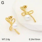 24*15mm / Gold / 1 Pair/Package