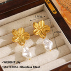 Gold Earrings 819-1