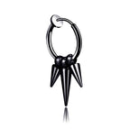 Three-Pointed Black Ear Clip