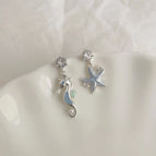 Dripping Oil Seahorse-Silver Needle