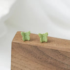 Bean Paste Green Big Butterfly/pair