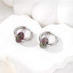 Green Purple Natural Stone