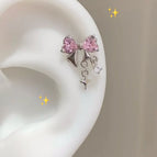 A1083 Pink Bow Tassel