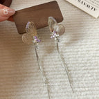 Butterfly Tassel Ear Studs