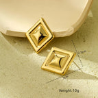Diamond Gold Earrings / 18K