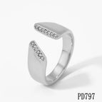 Silver Flat Ring PD797