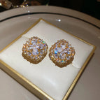 Silver Needle Ear Clip - Gold (Real Gold Plating)