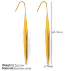 Eh572 Gold Earrings