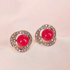 Sparkling Diamond Earrings Y0110