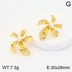 30*28mm / Gold / 1 Pair/Package