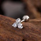 3266 Silver / Ear Studs