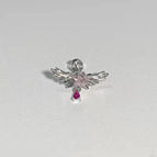 C Wing Ear Bone Stud Single Piece