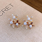 Silver Needle-Coffee Color (Real Gold Plating)