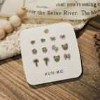 Chocolate M Bear-six-piece Set