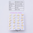 9x10.5mm / Dragonfly / 12 Pairs/Package