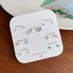 Kts11 colorful blue star butterfly seven-piece set