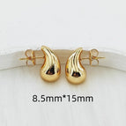 8.5mm*15mm / Gold / 1 Pair