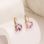 321-Square Crystal【Pink】