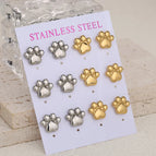Footprints Ed88 / Gold+Silver / 6 Pairs/Card