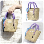 (Original Color Bag 16cm) Paired with [Purple] Hand Strap