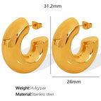 Eh476 Gold Earrings