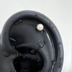 A1020 Shijia Pearl Ear Bone Stud 1 Piece 4mm
