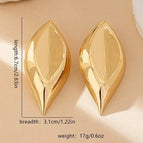 Glossy Leaf Earrings