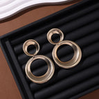 Gold Double Ring H3363-4