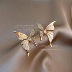 Zircon Butterfly Studs