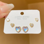 Gold Heart Shape Combination Set