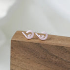 Pink Star and Moon/1 Pair
