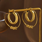 Multicolor / Double Layer Ear Ring