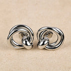 Silver / 0.8*11-15.4*16.3mm Twisted Wire