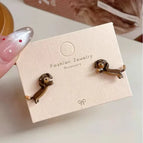 24#Dachshund Long Earrings