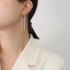 F523-A Pair of Gold Earrings