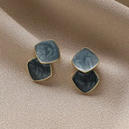 41#Diamond-shaped Earrings