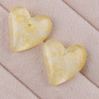 Yellow heart shaped